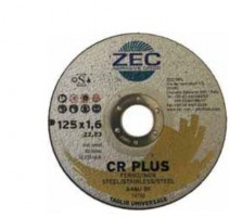 ZEC DISCO CORTE DIA.125 CRP ESP.1,6 MM