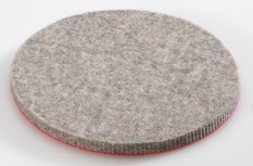 FLEX PAD FIELTRO FIBRA NATURAL Ø 125