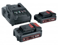 FLEX P-SET 22 Q (2 BATERIAS 2,5 AH, CARGADOR 18V)